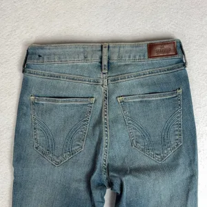 Hollister High Rise Super Skinny Jeans Women’s Size 0 24x30 Distressed NWT Y2K thumbnail 4