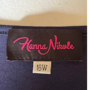 Hanna Nikole Plus Sz 16W Cotton Blend Preppy Cottagecore Casual Puff Eyelet Top thumbnail 2