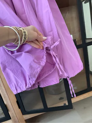 Daily Practice by Anthropologie Strapless Midi Dress ribbed orchid tube cotton thumbnail 5