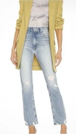 MOTHER Superior High Waisted Rider Skimp Jeans Blue Straight Size 25 thumbnail 1