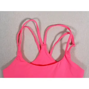 Fabletics 2 pc Workout SET Sports Bra & Biker Shorts XS Hot Pink Gym Athletic thumbnail 12