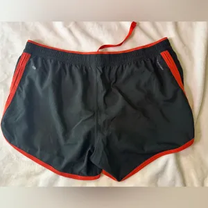 The North Face Women's Black Shorts with Red Trim thumbnail 2