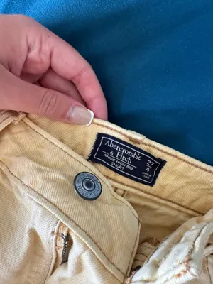 Abercrombie Yellow Shorts Denim thumbnail 4