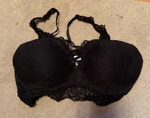 PINK Black Lace Bralette thumbnail 1