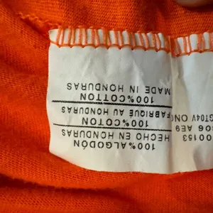 Hanes 1898 | UTSA Roadrunners Graphic V-Neck Tee Shirt‎ Orange Women Large thumbnail 6