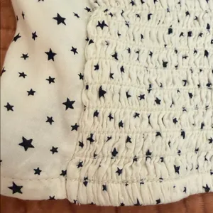 Abercrombie and Fitch Star Print Spaghetti Strap Crop Top sz S thumbnail 5
