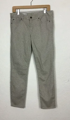 Gap Jeans Size 29 Womens Skinny Denim Animal Print Cotton Ten Casual Ankle Pants thumbnail 1