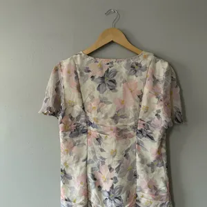 ECI New York Vintage Silk Drop Waist Dress Size 10 thumbnail 5