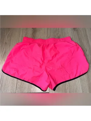 Victoria’s Secret sport vsx Women’s Hot Pink Athletic Shorts with Black Trim thumbnail 2