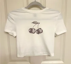 Shein Crop Graphic Tee  thumbnail 1