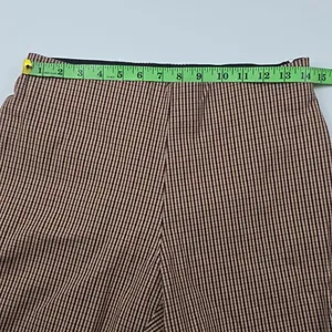 A New Day -1312 Bi-Stretch‎ Skinny Pants Houndstooth Tan Rust Women's size 8 thumbnail 7