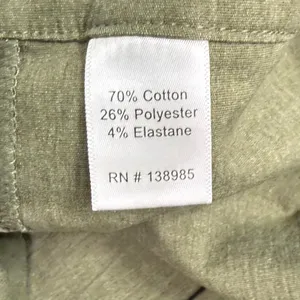 Purnell Work Wear Olive Green Slub Cotton Overalls Women's size 6 NEW Tags thumbnail 5