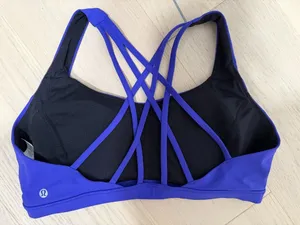 lululemon athletica Purple Strappy Sports Bra thumbnail 4