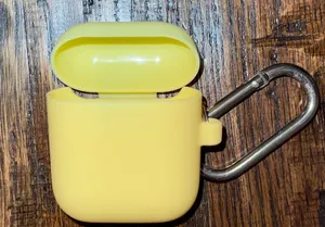 Amazon Yellow  silicone airpod case thumbnail 1