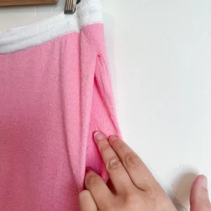 The Bar | Carter Terry Cloth Tank & Wide Leg Sweatpants Set in Pink | Med/Large thumbnail 12