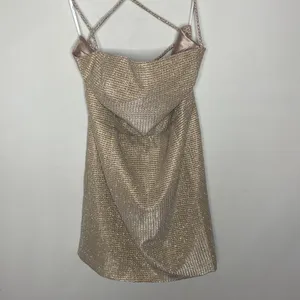Lulus Earned Your Win Metallic Lace Cocktail Dress size XL thumbnail 3