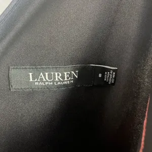 Lauren Ralph Lauren Womens Blanket Stripe Georgette Gown black Size 8 thumbnail 4