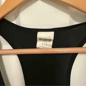 NWOT PINK Victoria's Secret “We Tailgate Harder Than Your Team Plays” Black Tank thumbnail 3