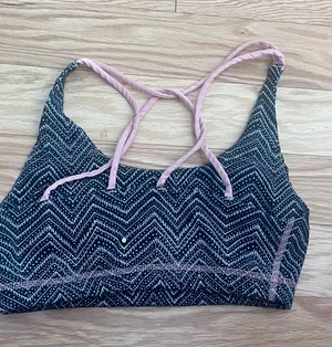Hollister Gray / Black Sports Bra thumbnail 2