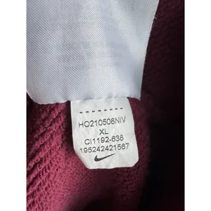 Nike Sportswear Rally Essentials Pullover Hoodie Women XL Burgundy CI1192-638 thumbnail 11