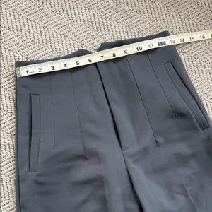 High-Rise Navy Women's Tapered Dress Pants thumbnail 2