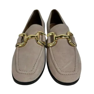 Diba True Size 10 About It Slip On Loafers Suede Leather Beige 54925 Appel Crisp thumbnail 2