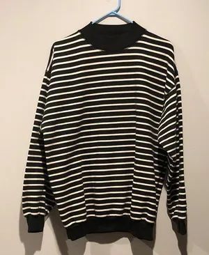 Vintage Sears Roebuck and Co. Striped Crewneck Sweater thumbnail 1