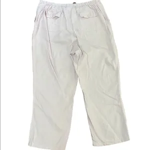 Motherhood maternity light pink linen pants‎ thumbnail 2