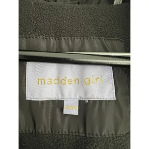 Madden Girl Black Long Hooded Puffer Winter Coat 2XL thumbnail 5