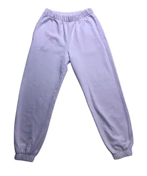 Brandy Melville Sweatpants Womens‎ One Size White Excellent Rosa Joggers Fleece thumbnail 1