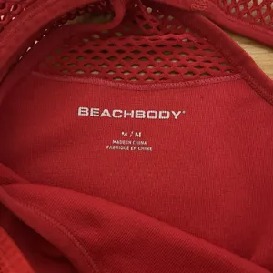 Beach Body Women's Red Racerback Sports Bra‎ With Cut Out Details Size Medium thumbnail 6