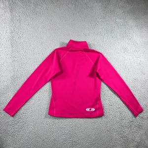 Salomon Quarter Zip‎ Women Small Pink Long Sleeve Athletic Pullover Outdoor thumbnail 2