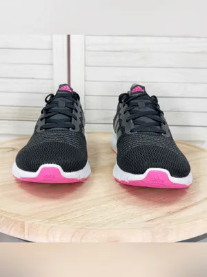 Adidas FluidUp Knit Running Shoe Sneakers Black Pink White Women Size 9.5 H02007 thumbnail 2