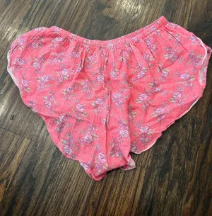 Pink free people shorts/bathing suit cover up thumbnail 1
