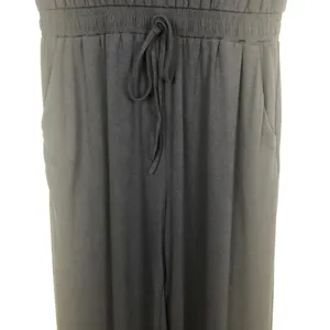 Women's Short Sleeve Blue Jumpsuit Size Medium thumbnail 7