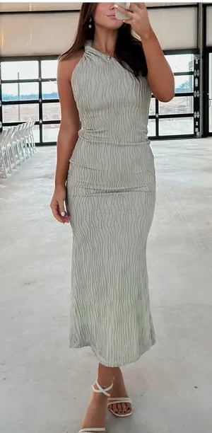CK Squared Head in The Clouds One Shoulder Midi thumbnail 1
