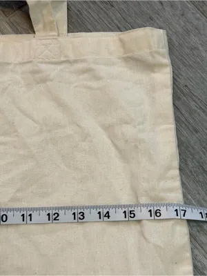 UNIQLO Large Reusable Cotton Tote Off White Japan Exclusive Bag NWT thumbnail 4