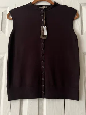 Milano Milano Knit Top in Deep Brown thumbnail 3