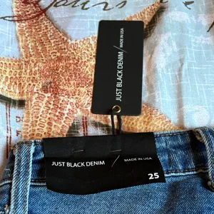 NWT Just Black Denim HR Vintage Straight Blue Jeans thumbnail 5