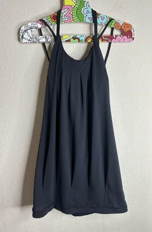 LULULEMON Flow And Go Tank II Black Size 4 thumbnail 1