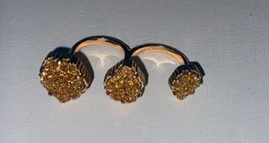 Naomi Rose Gold Double Ring thumbnail 1