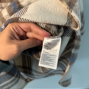 H&M Coat Long Wool Blend Grey thumbnail 7