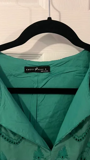 Green casual dress thumbnail 3