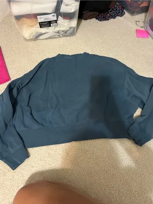 Nike Women's Blue Crewneck Sweatshirt thumbnail 2