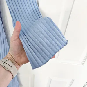 Lisa Says Gah Roya Blue Ribbed Midi Square Neck Romatic Fairycore Whimsical thumbnail 9