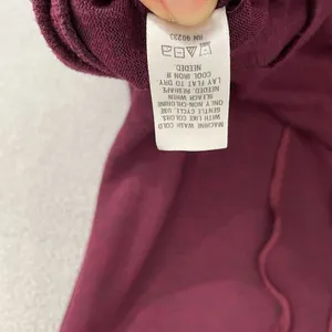Brandy Melville Robin Hoodie Women OS Maroon Lightweight Pullover‎ thumbnail 5