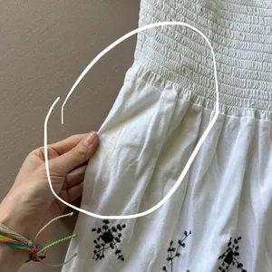 Y2K Era Willi Smith Embroidered Smocked Peasant Top thumbnail 5