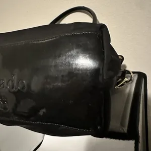 Kate Spade NY Carmen Black Nylon Convertible Fold Flap Satchel Bag w Crossbody thumbnail 6