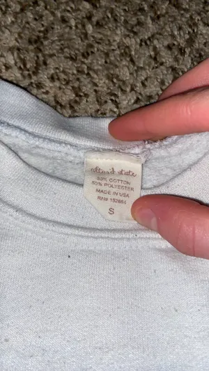 Altar'd State white sweatshirt thumbnail 2