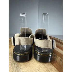 Dr. Martens Carlson Suede Slingback Clogs Mules Women's US 5 UK 3 Warm Sand thumbnail 3